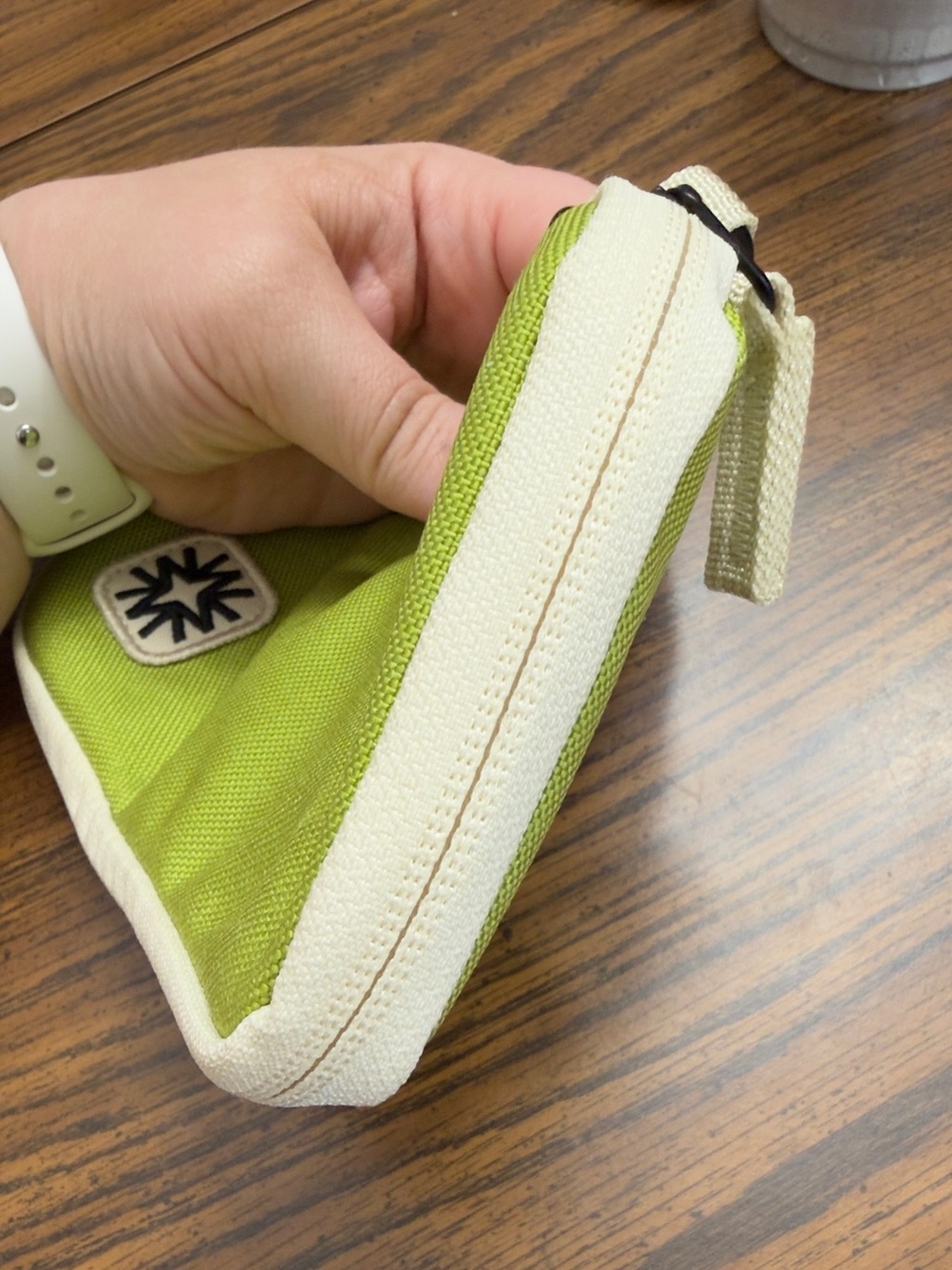 Walker Family Goods Mylee Clutch in Chartreuse Green Zip Around Wallet - Picture 13 of 13